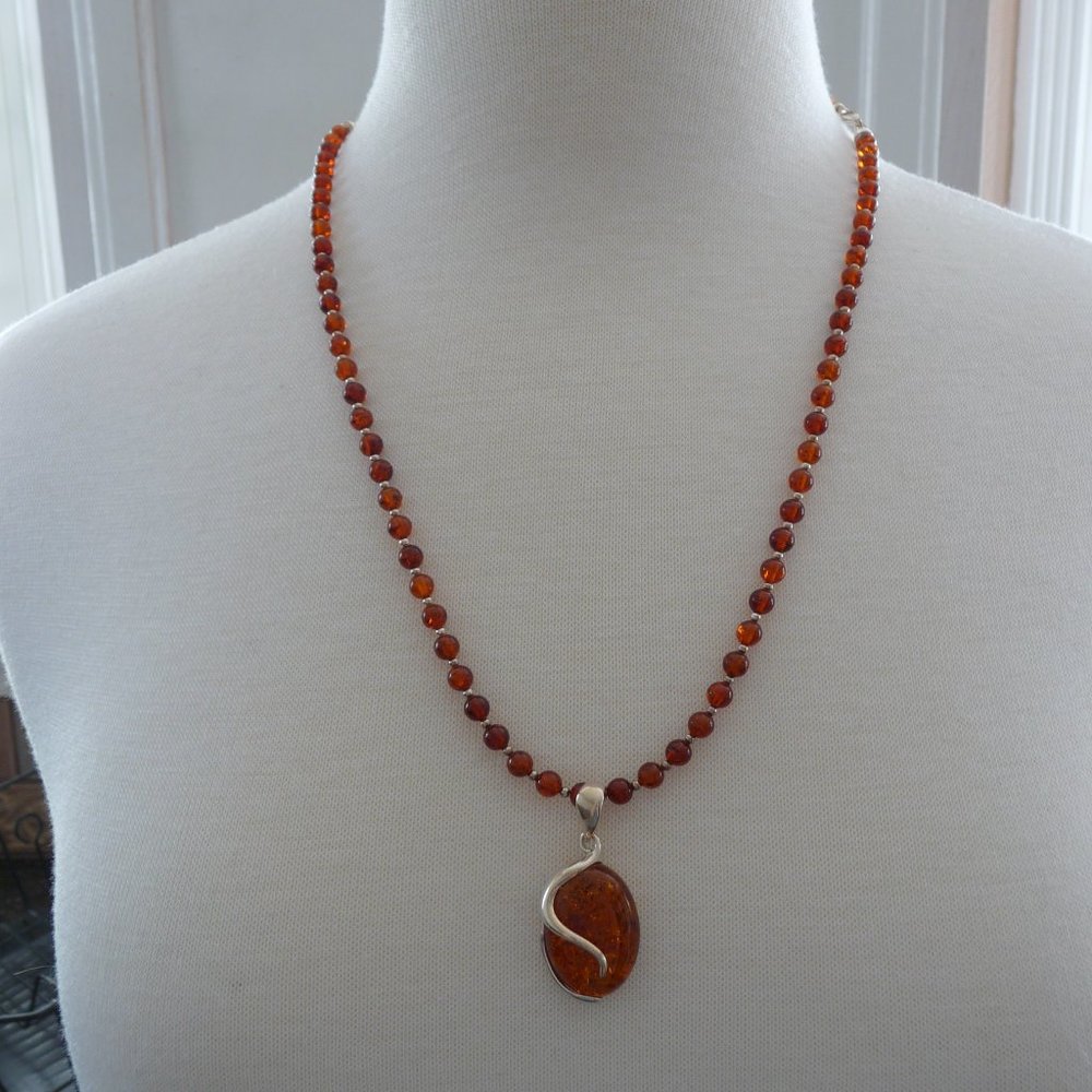 Baltic Amber necklace/pendant/bracelet set